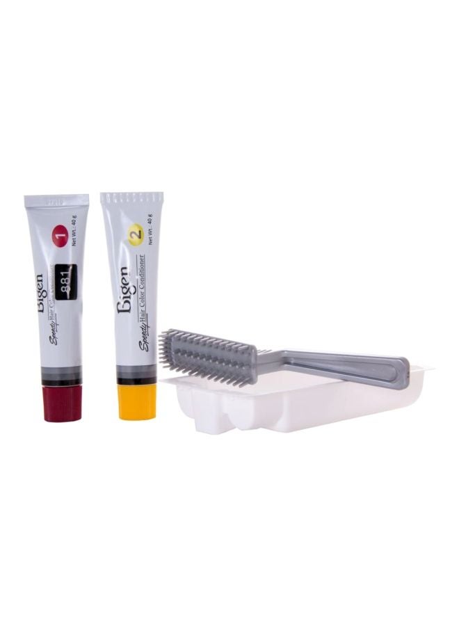 Bigen Speedy Hair Color Conditioner 881 Natural Black 80grams - Image 1