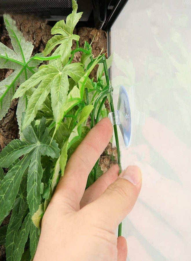 DSOAR 40cm/16in Aquarium Decorations Artificial Plants Fake Plastic Water Grass for Fish Tank Aquarium Decor Hanging Plants - Image 4