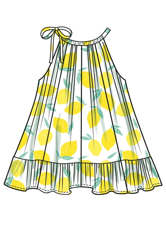 Simplicity SS3146K5 Girls' Lined Halter Dresses Sewing Pattern Packet, Design Code S3146, Sizes 7-8-10-12-14 - Image 4