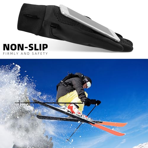 Suneed Winter Gloves for Men，Waterproof Thermal Gloves Cold Weather Running Gloves for Men Women, Touchscreen Men’s Winter Gloves for Running Cycling Hiking Driving (Black, Small) - Image 5