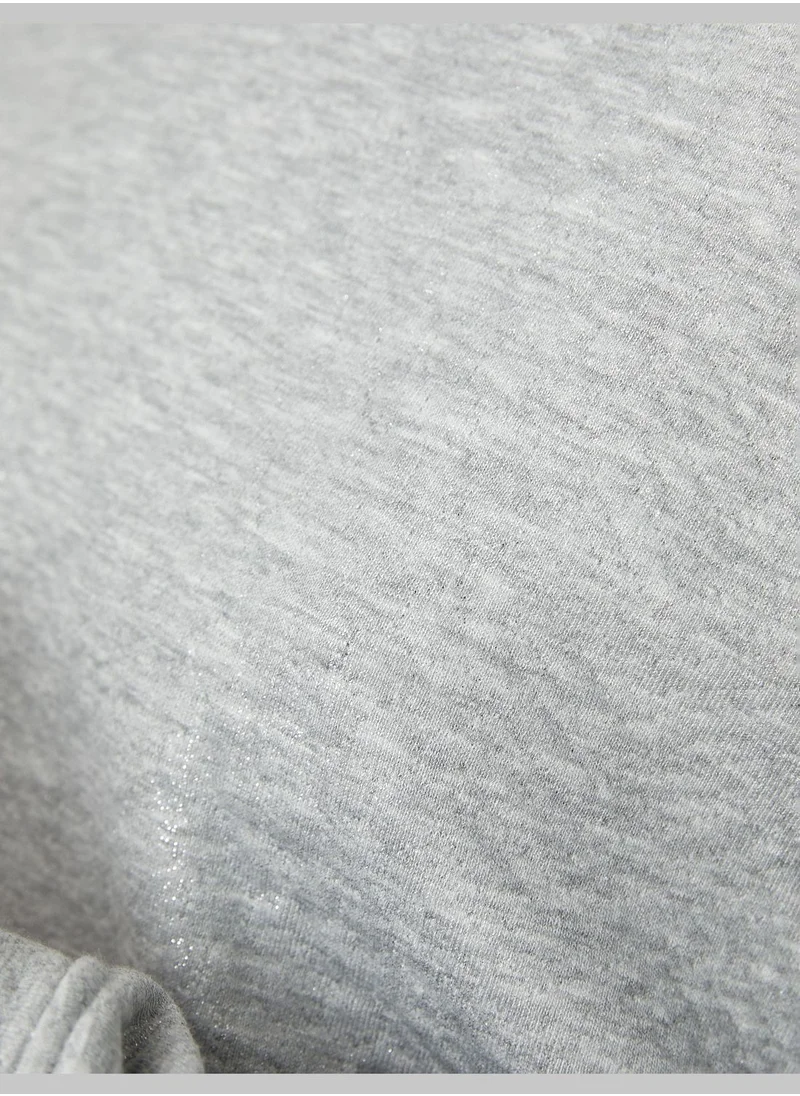 كوتون Crew Neck Oversized Sweatshirt