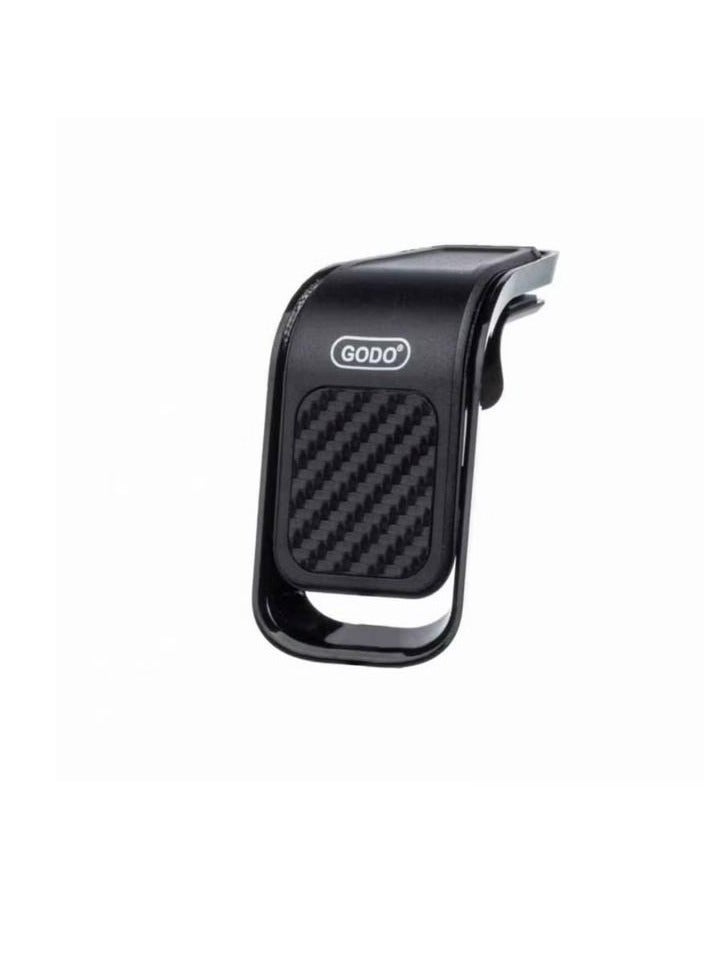 Godo Phone Holder With Clip For Car Air Vents Black - Image 2