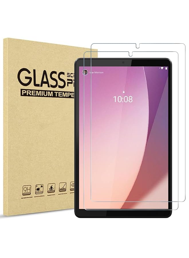 Procases 2 Pack Screen Protector For Lenovo Tab Tab M8 Smart Tab M8 3Rd Gen 2022 Tab M8 Hd Lte 2021 Tab M8 Hd Smart Tab M8 Tempered Glass Screen Film Guard 8.0 Inch - Image 1