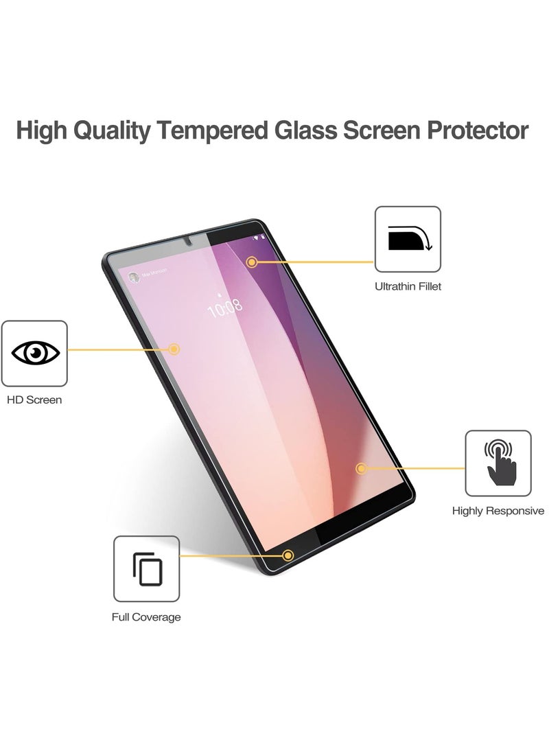 Procases 2 Pack Screen Protector For Lenovo Tab Tab M8 Smart Tab M8 3Rd Gen 2022 Tab M8 Hd Lte 2021 Tab M8 Hd Smart Tab M8 Tempered Glass Screen Film Guard 8.0 Inch - Image 4