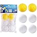 iPlay, iLearn iPlay iLearn Pitching Machine Baseball Tennis Plastic Replacement Balls Sports Training Ball 6Pcs Set Outdoors Game Set Active Learning Gift Age 4 5 6 7 8 Year Olds Kids Boys Girls - Image 2