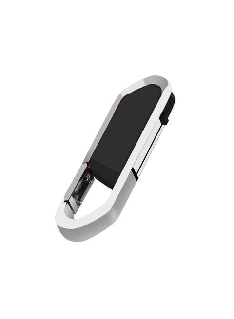 USB Flash Drive, Portable Metal Thumb Drive with Keychain, USB 2.0 Flash Drive Memory Stick, Convenient and Fast Pen Thumb U Disk for External Data Storage, (1pc 4GB Black)