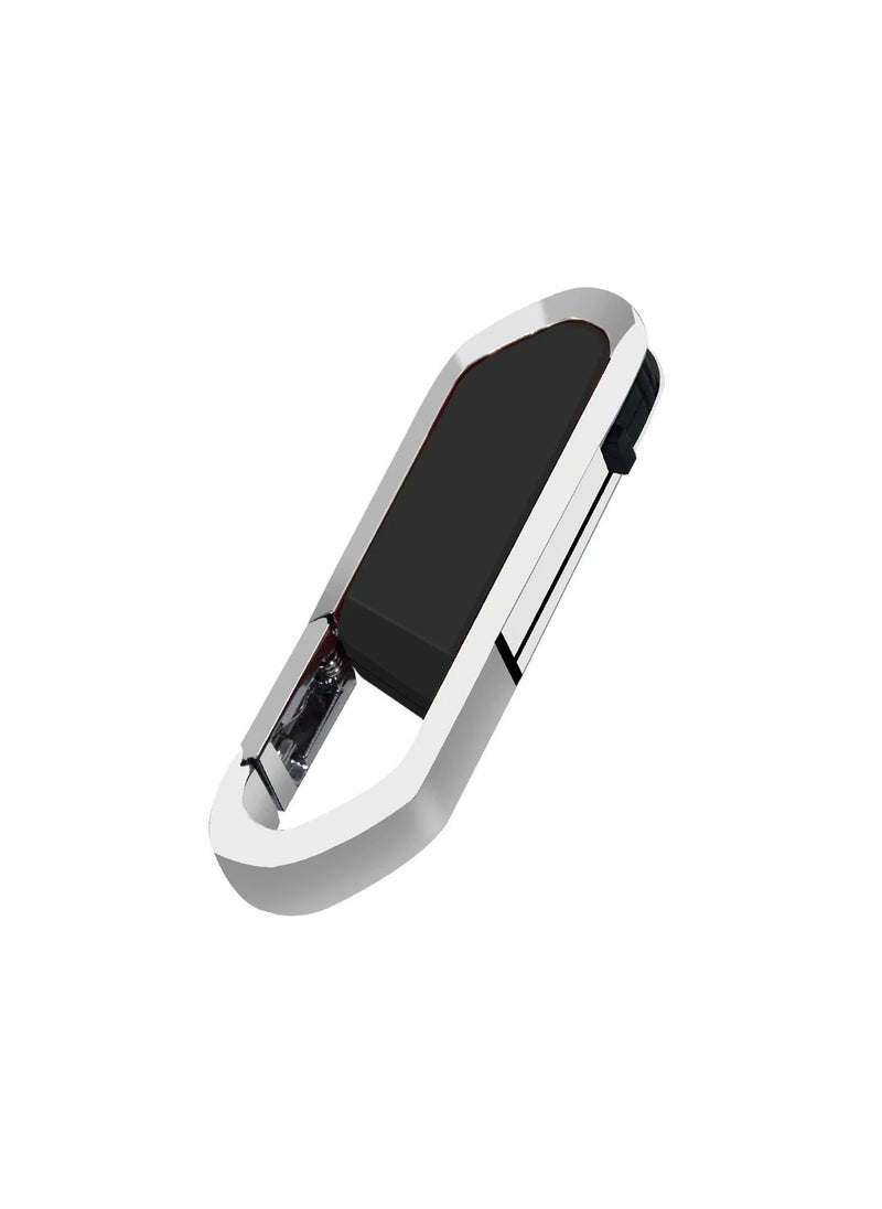 AROAQ USB Flash Drive, Portable Metal Thumb Drive with Keychain, USB 2.0 Flash Drive Memory Stick, Convenient and Fast Pen Thumb U Disk for External Data Storage, (1pc 4GB Black)  - Image 1