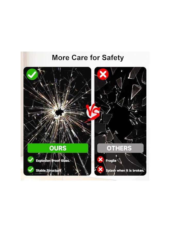 The Bros Vanity Mirror with Lights, 3 Lighting Modes Makeup Mirror by Smart Touch Control, 360° Rotation Hollywood Makeup Mirror with Lights,Explosion Proof Light up Desk Mirror (White) - Image 5