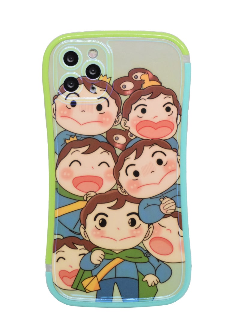 Houmt iPhone 11 Pro Max Curve Design Girls Cool Fashion Style Case with Camera Protection Full Shockproof Protective Cover  - Image 1