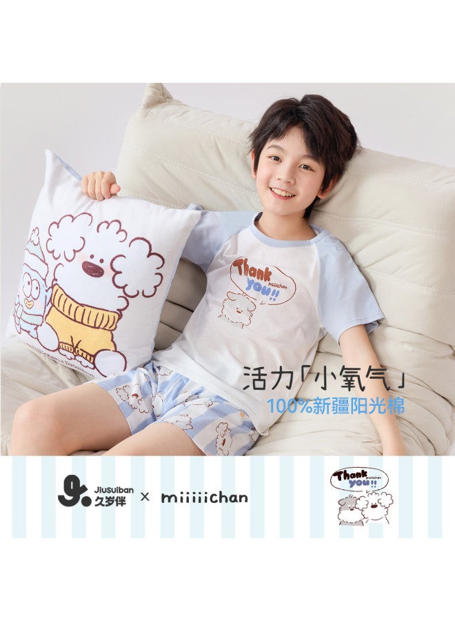 Long time companion ip Licensed Unisex Kids' Homewear - Breathable Student Loungewear & Air-conditioning Outfit - Image 2