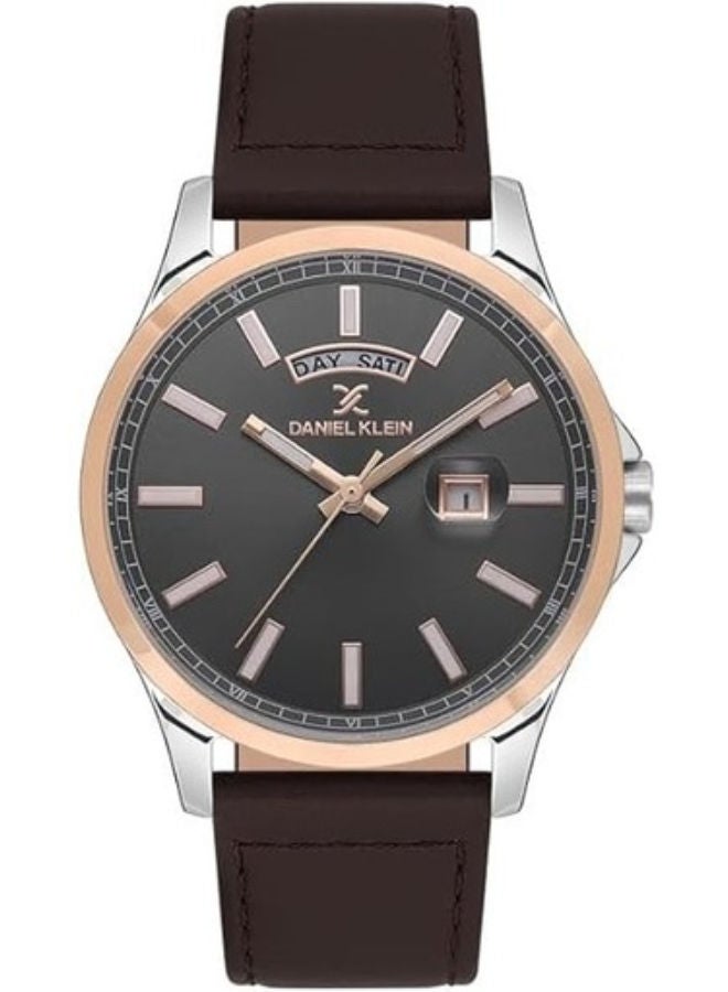 DANIEL KLEIN Leather Analog Wrist Watch DK.1.13659-3 - Image 1