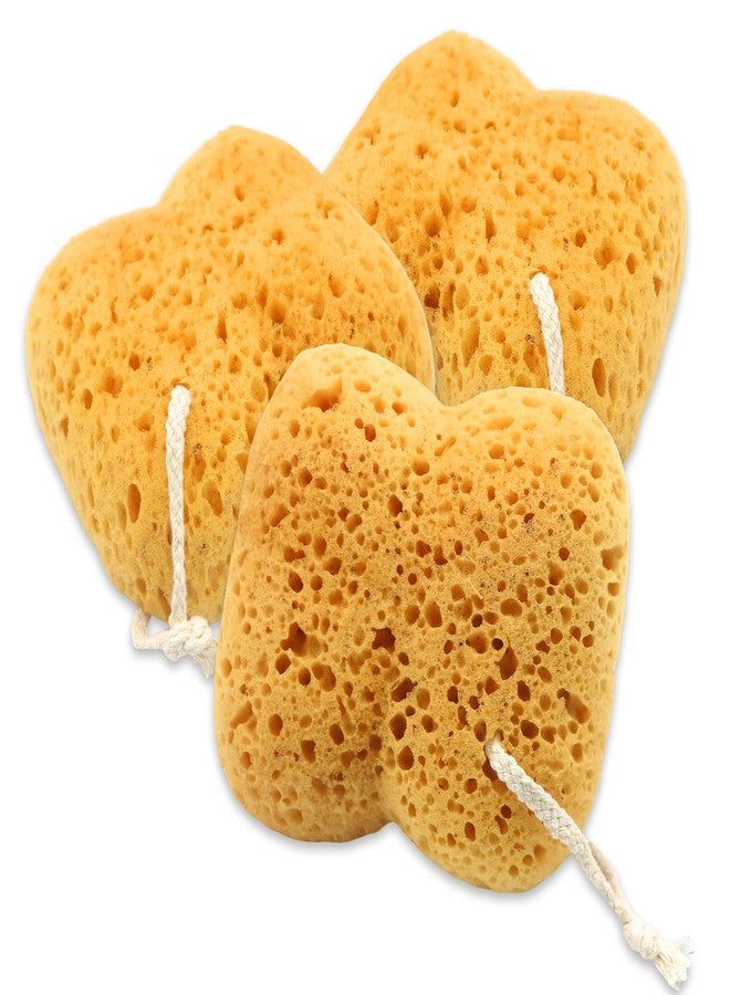 DZZ 3Pcs Bath Sponges,Larger Shower Sponges for Women Men, Exfoliating Body Sponge Dense Foam for Gentle & Deep Cleansing, Ultra-Soft for Sensitive Dry Skin - Image 1