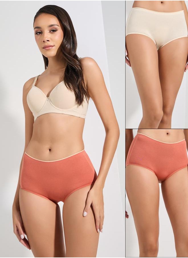 Styli - Pack of 2 - Bonded Cotton Full Briefs - Image 1