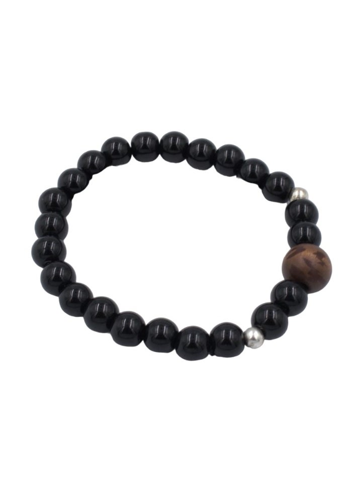 Rosh Fashion Stone Bracelet- Black 