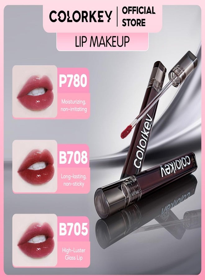 COLORKEY Air Lip Glaze Gloss Series, Lightweight & Hydrating Lip Gloss with Long-Lasting Shine, Enriched with Moisturizing Ingredients, High Shine Glossy Lip Tint, Soft & Plump Lips, Non-Sticky (P781) - Image 4