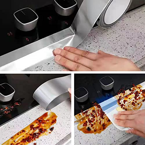 SmaringWing Aluminum Foil Duct Tape Heavy Duty Waterproof, Premium Silver Metal HVAC Heat Tapes (2"*65Feet,3.9mil), High Temperature, Dryer Vent Insulation Tape for Ductwork, Ducting, Sealing, Patching, Furnace - Image 5