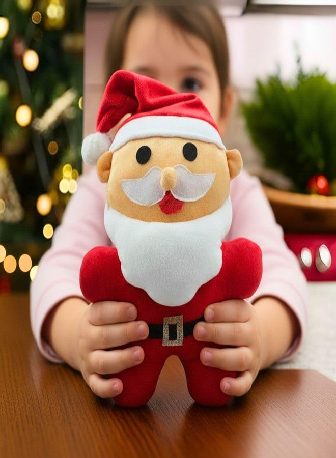 Tickles Santa Claus Soft Stuffed Plush Toy for Kids Boys & Girls, Christmas Day (Size: 25 cm, Color: Red) - Image 1