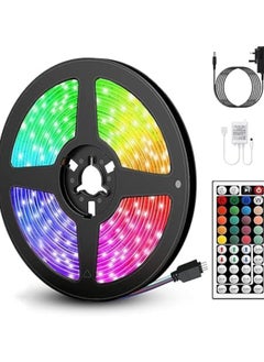 Generic 5050 RGB LED Strip Multi Color Mode 150 LEDs IP65 Waterproof Dustproof Waterproof Strip Light with Remote, for Indoor/Outdoor Room Ceiling, 5m, 5.0m 