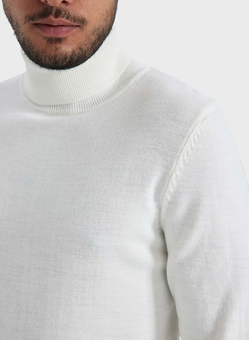 DeFacto Turtle Neck Knitted Sweater