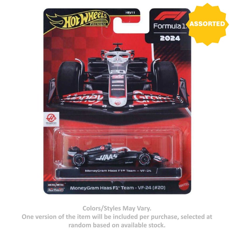 Hot Wheels Premium Formula 1 Racing Die-cast Car (1:64, Assorted) - Image 1