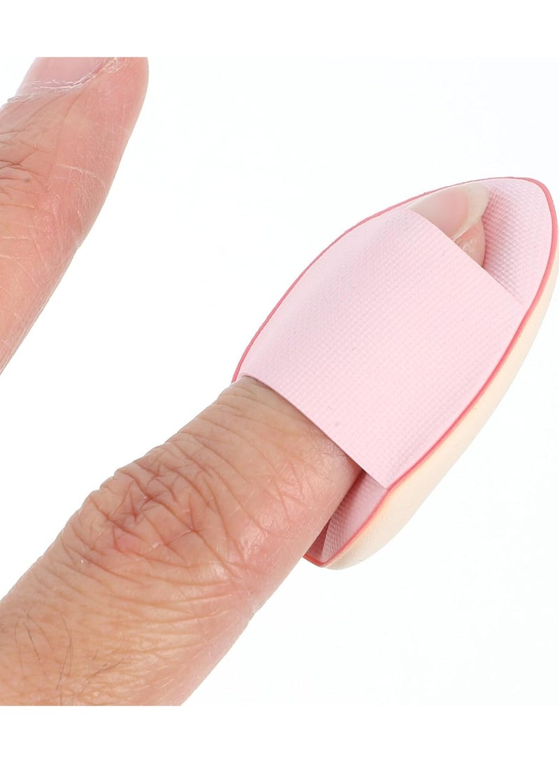 BEAUTY PLUS 10 قطع من إسفنجة بودرة الإصبع الصغيرة لمستحضرات التجميل وأدوات المكياج والكريمات - Image 4