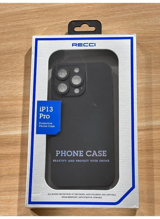 Recci - 360 case for iPhone 13 Pro (protective case + transparent screen) Black - Image 1