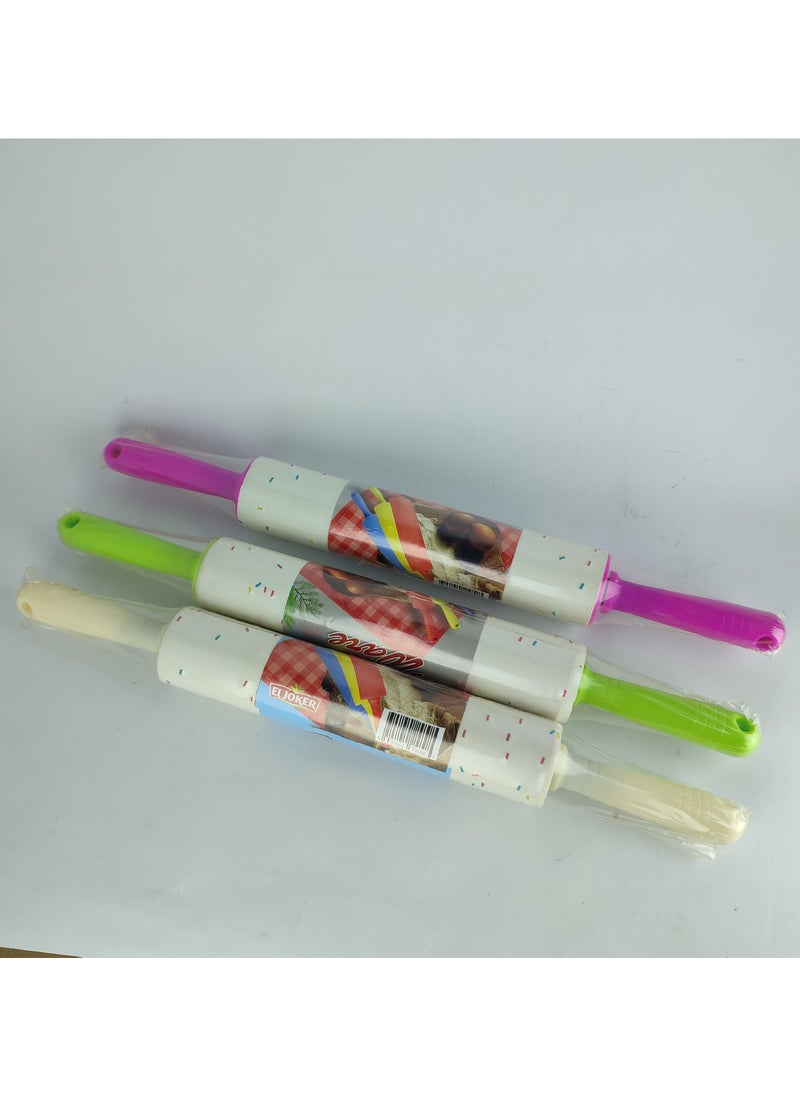 Large rolling pin for rolling out the dough