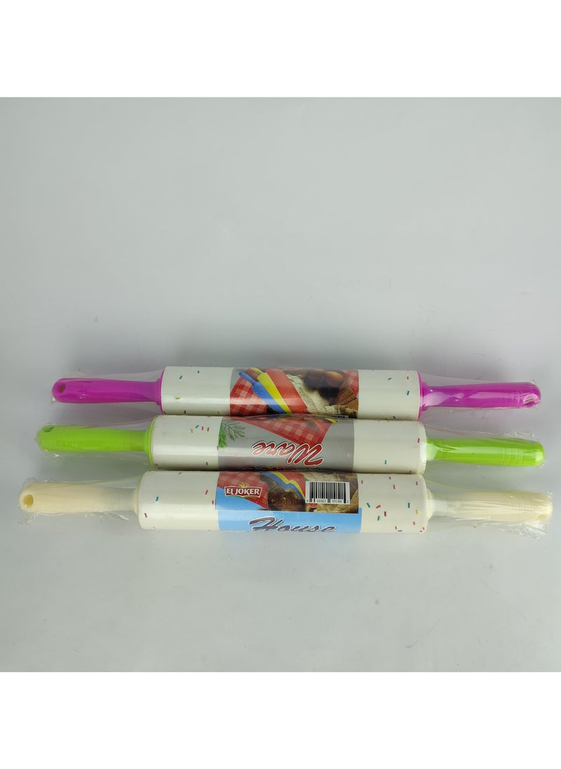 Large rolling pin for rolling out the dough