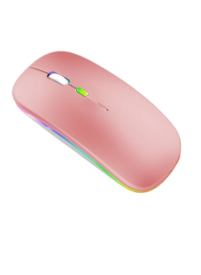 Neutral Wireless Dual-mode Bluetooth Mouse Silent Tablet Pc Mobile Phone Universal Charging Drop Shipping Dual-mode Silent - Image 1