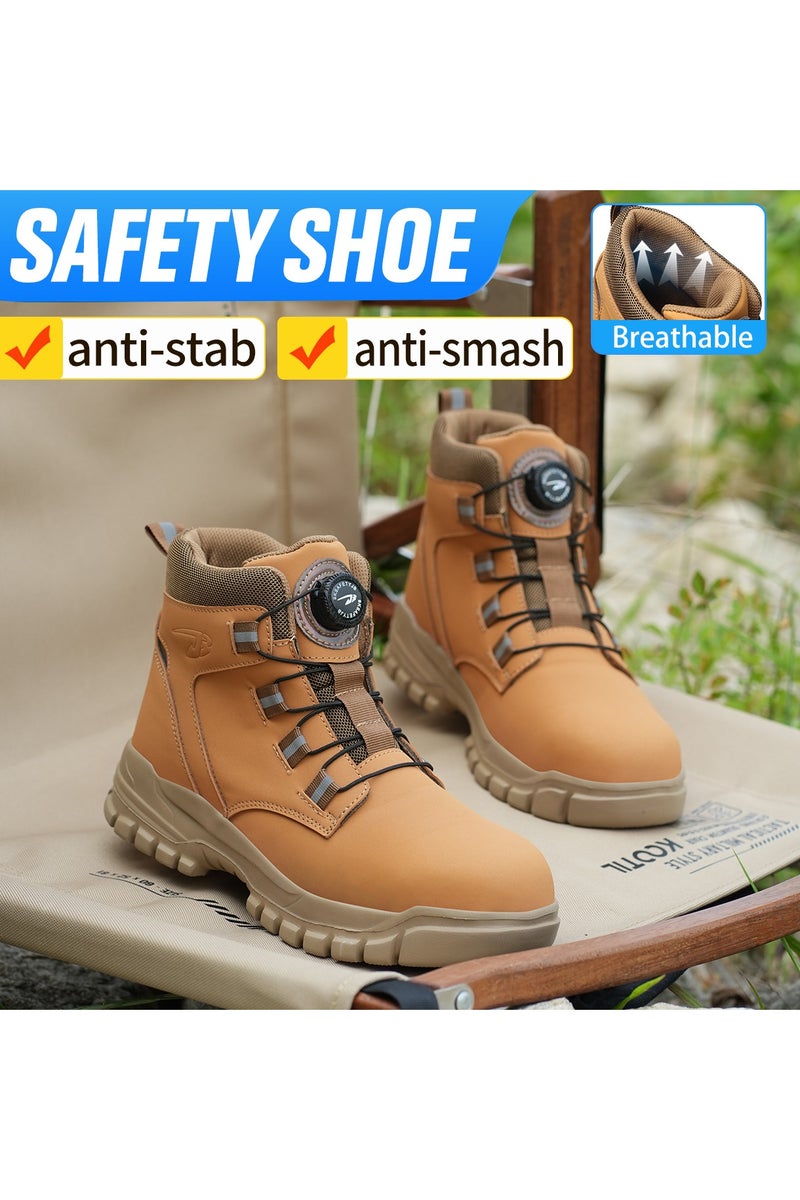 Safety boots, lightweight waterproof work boots for men and women, steel toe safety boots, non-slip work boots - Image 2