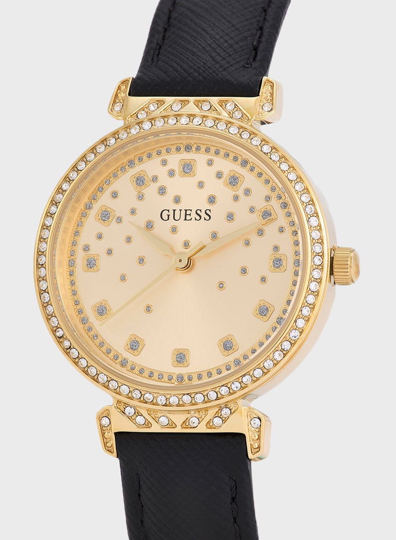 GUESS Enchantment Leather Strap Analog Watch - Image 2