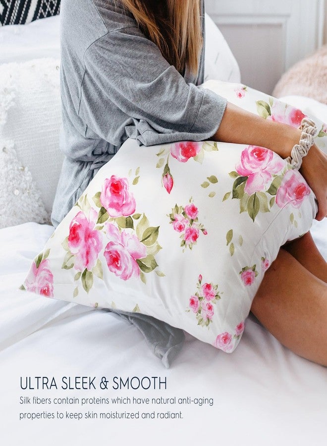 Tafts Silk Pillow Cases - 22mm 100% Pure Mulberry 6A Silk Pillowcase for Hair & Skin with Zipper Closure, Cooling, Natural, Organic, Double Sided Silk Pillow Case (Rose, Queen 20"x30", 2pc) - Image 4