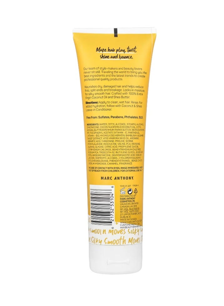 MARC ANTHONY Hydrating Conditioner 100 Extra Virgin Coconut Oil and Shea Butter 8.4 fl oz 250 ml - Image 3