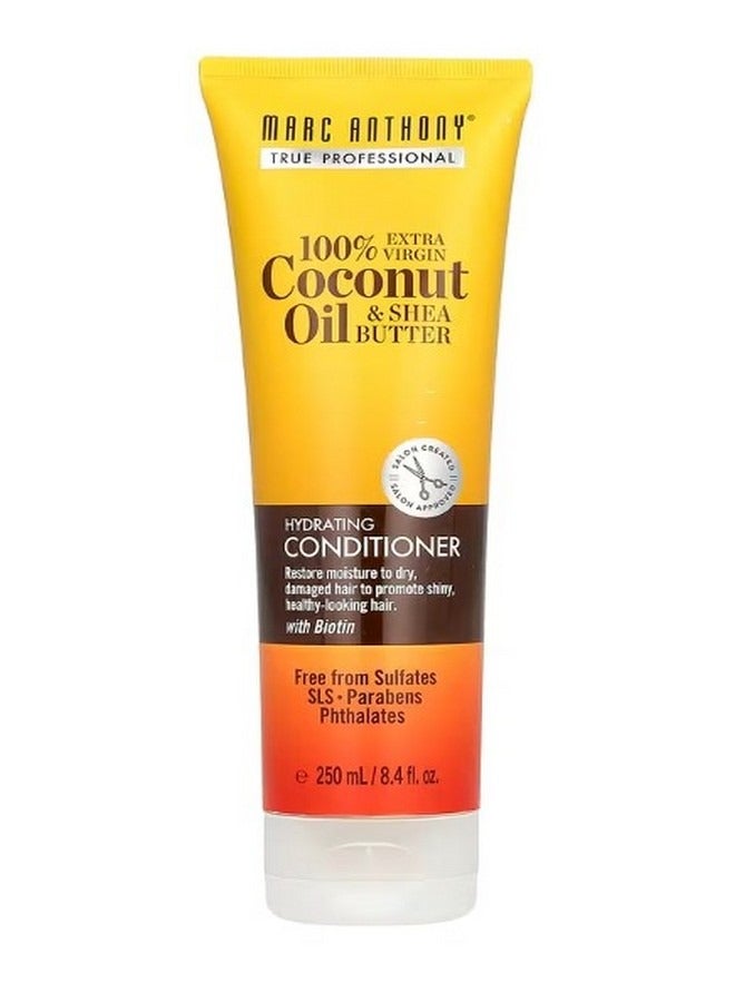 MARC ANTHONY Hydrating Conditioner 100 Extra Virgin Coconut Oil and Shea Butter 8.4 fl oz 250 ml - Image 1