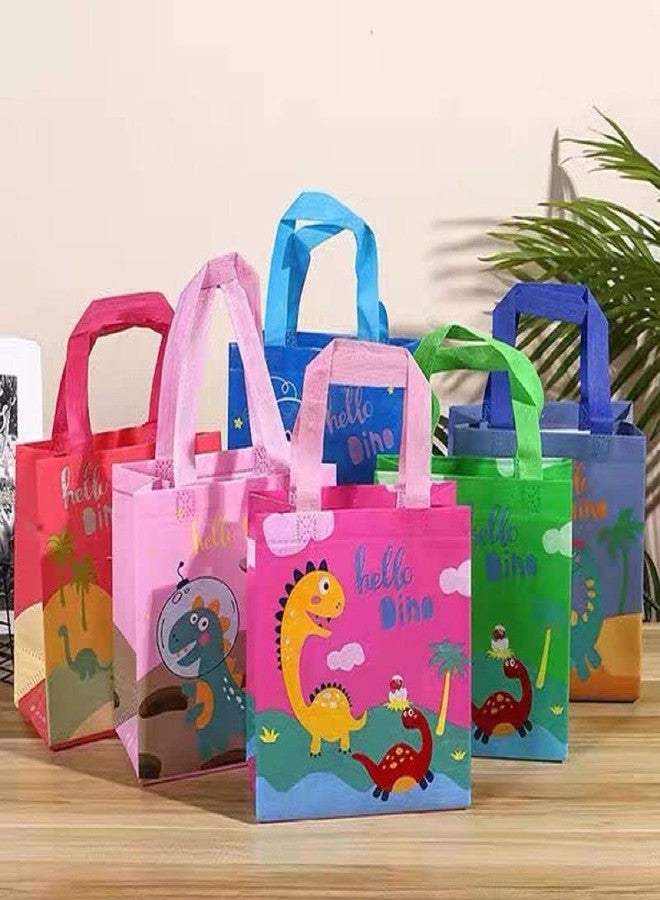 Le Delite Dinosaur Theme 10 pieces Party Favor Gift Bags for Birthday Return Gifts for Kids | Dinosor Printed Gift Bags For Gifting | Weddings | Birthday | Holiday Presents (Dinosor Print) - Image 2