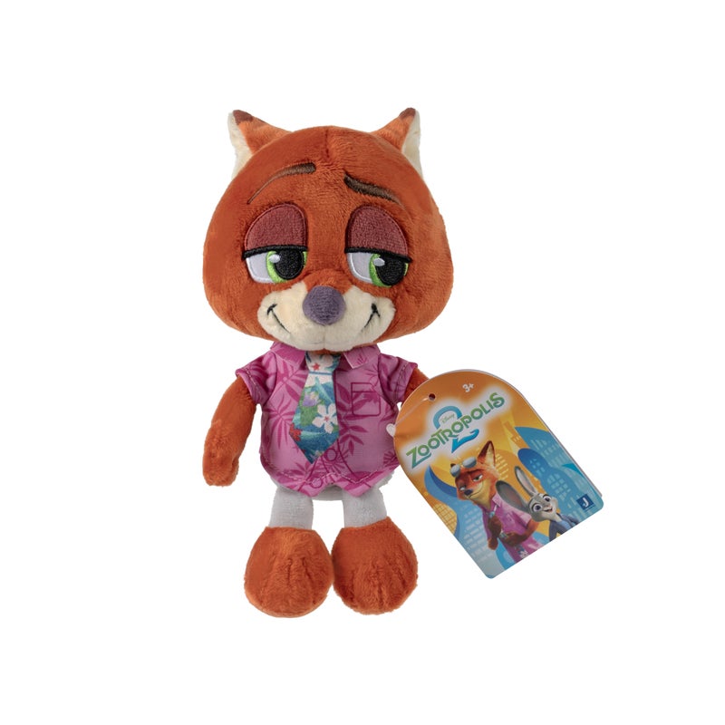 Disney Zootropolis 2 Little Core Collectible Plush Toy - Nick Wilde | Zootopia 2 Mystery Tails Collection | Soft Toy | Gift for Kids and Collectors! - Image 1