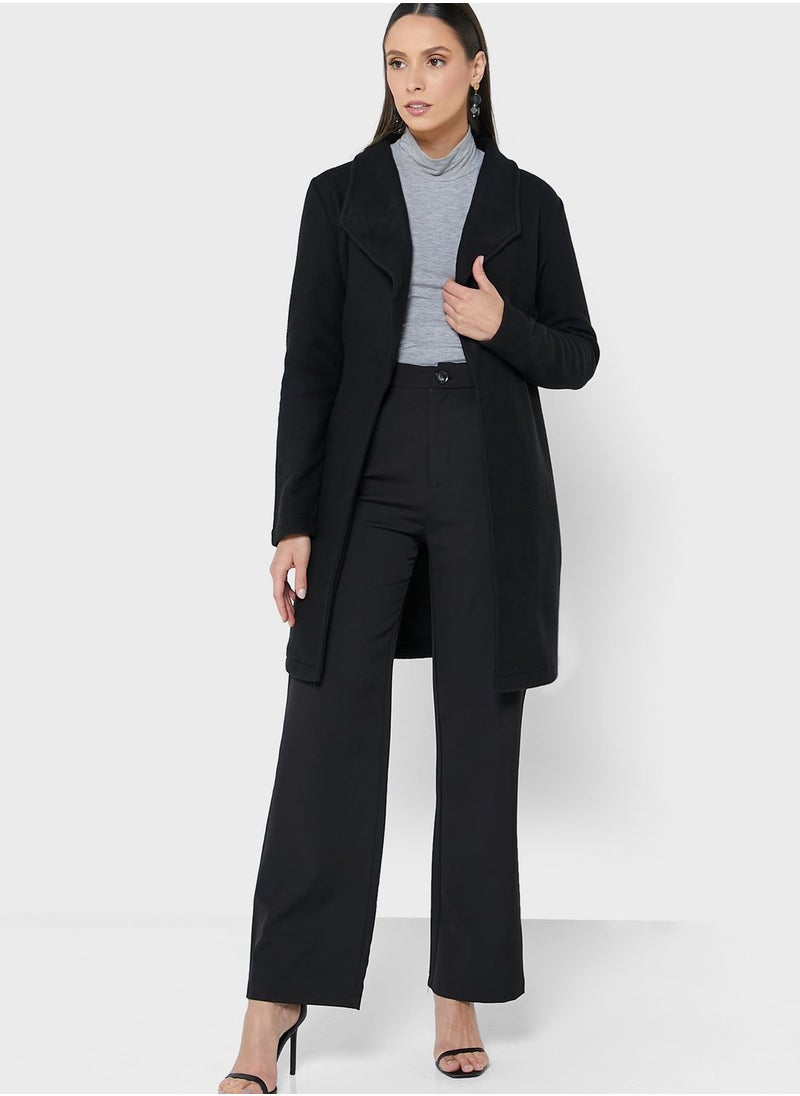 ELLA - Self Tie Coat - Image 1