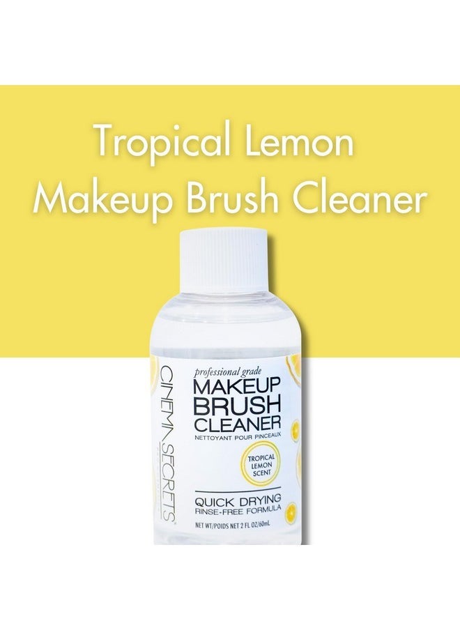 Cinema Secrets Professional Makeup Brush Cleaner, 2 Fl Oz, Lemon  - Image 2
