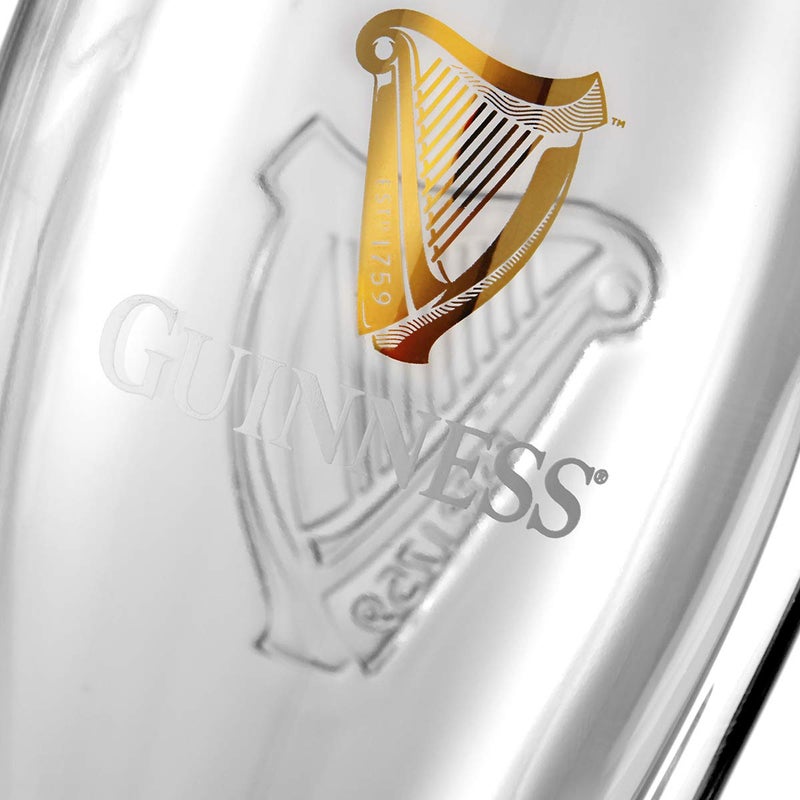 Guinness 20oz Beer Glasses Twin Pack | Certified Official Merchandise | Ideal gift for Beer Lovers - Image 3