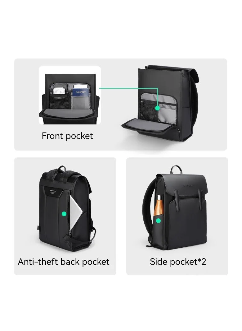 Mark Ryden  MARK RYDEN 6602 Urban Minimalist Classic Business Backpack - Lightweight, Waterproof, and Versatile with Laptop Compartment"  | Best Price UAE