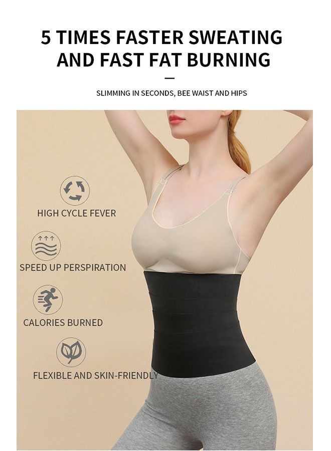 Ant Waist Trimmer for Women, Elasticity Invisible Wrap Waist Trainer Tape, Shaper Belt Adjustable Waist Trimmer Belt M - Image 5