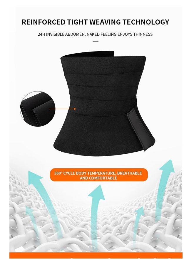 Ant Waist Trimmer for Women, Elasticity Invisible Wrap Waist Trainer Tape, Shaper Belt Adjustable Waist Trimmer Belt M - Image 4