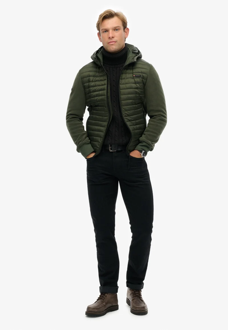 Superdry  Hooded Storm Fleece Hybrid Jacket for Men | Best Price UAE