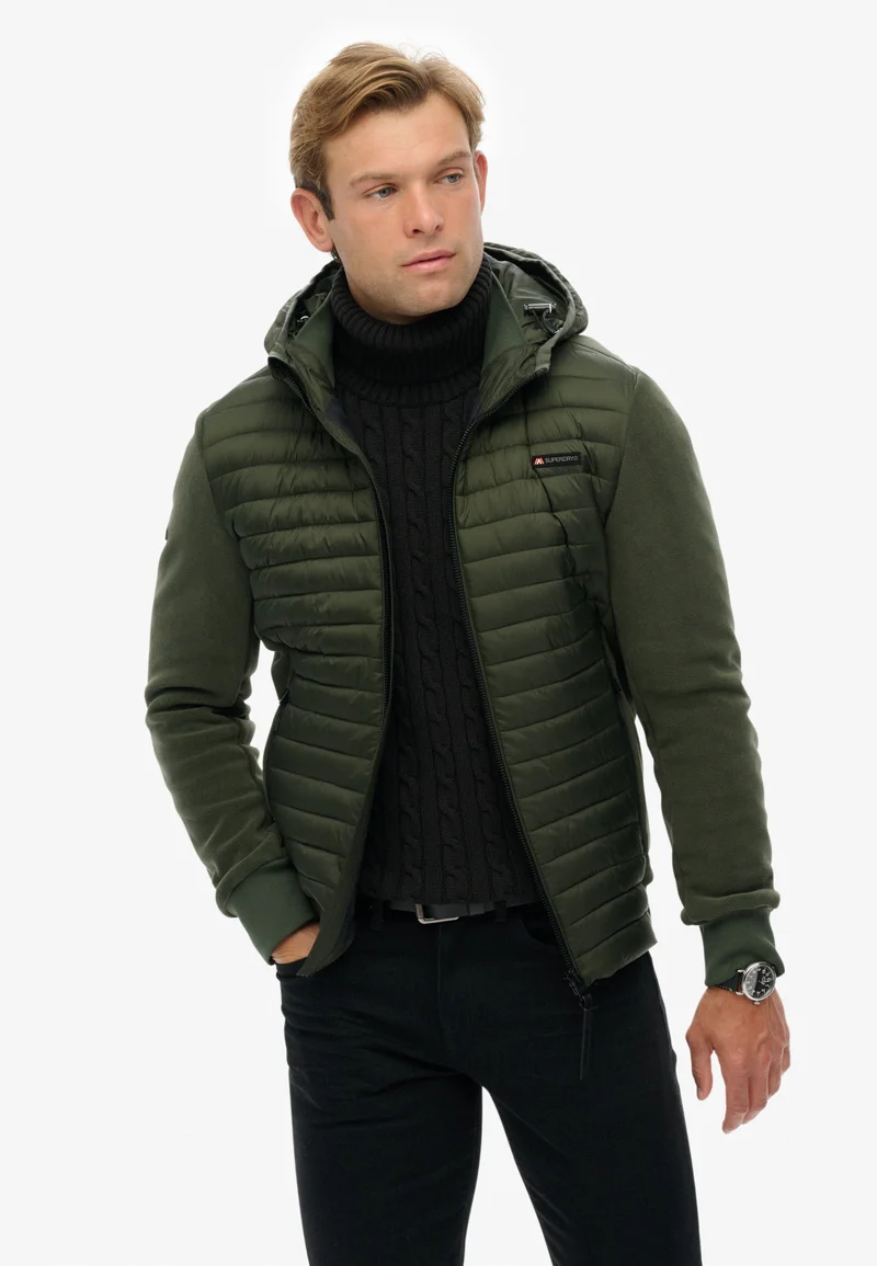 Superdry  Hooded Storm Fleece Hybrid Jacket for Men | Best Price UAE