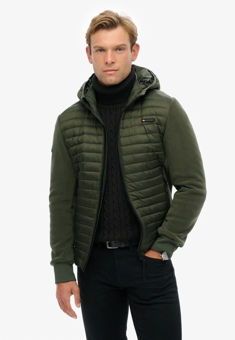 Superdry  Hooded Storm Fleece Hybrid Jacket for Men | Best Price UAE