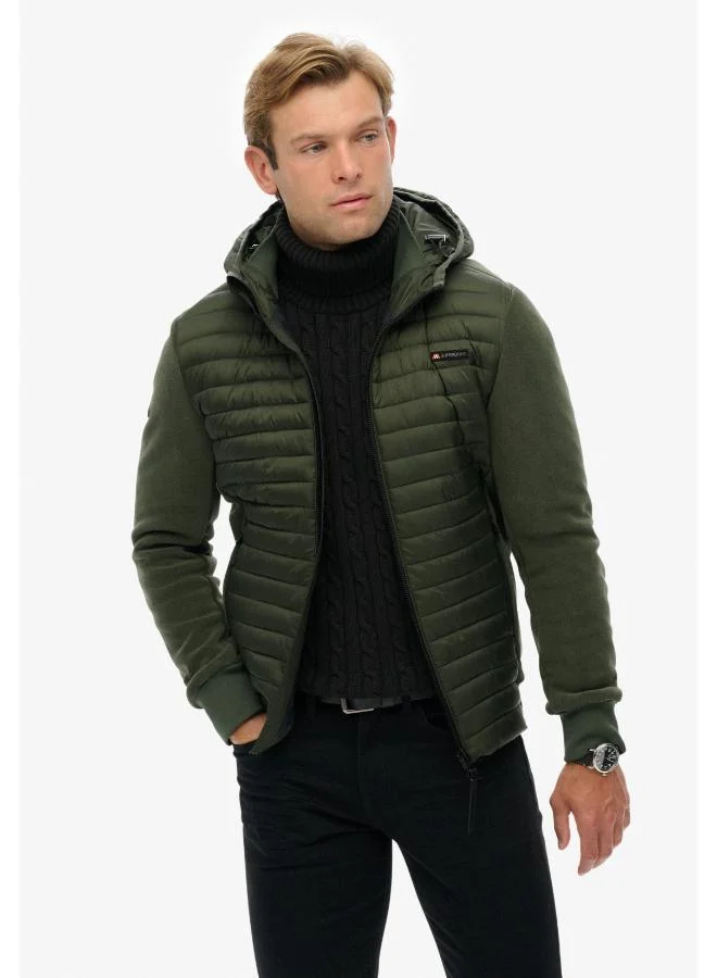 Hooded Storm Fleece Hybrid Jacket