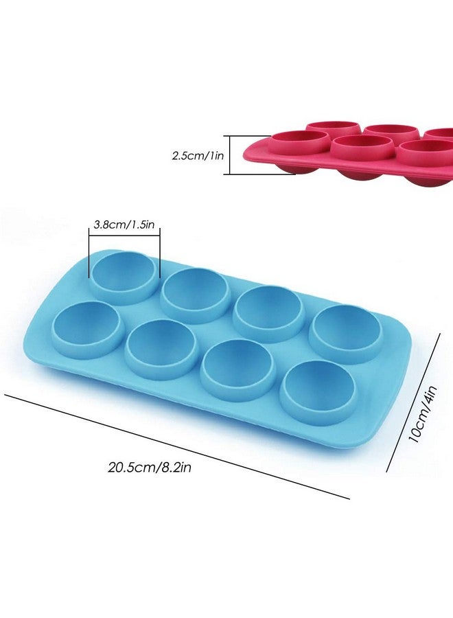 findTop Set of 3, Silicone Chocolate Candy Molds, findTop Round Sphere Baking Molds for Cordial Truffle, Jello Pudding Ball Ice Cube Peanut Butter - Image 2