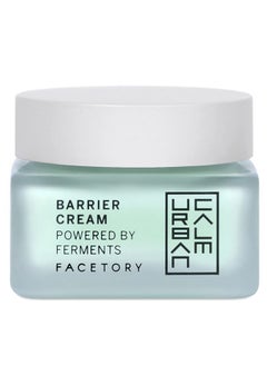 FACETORY FACETORY Urban Calm Barrier Cream Moisturizer with Hyaluronic Acid - Face Lotion with Fermented Honeybush - Hydrating Rich Water Gel for Dry, Oily & Sensitive Skin  - Image 1