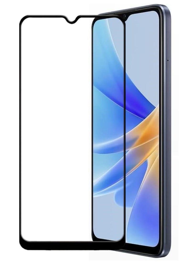 ACLIX Antistatic ESD Dustproof Premium Quality High Definition Tempered Glass Screen Protector Designed For Oppo A17k - Image 1