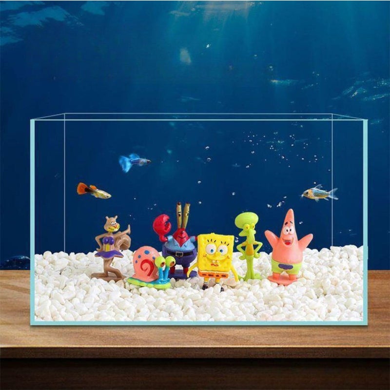VAYINATO ® 6 Pcs Cute Figure Model Aquarium Fish Tank Landscape Ornaments | Cute & Lifelike Ornaments for a Magical Underwater World by Petzlifeworld - Image 3